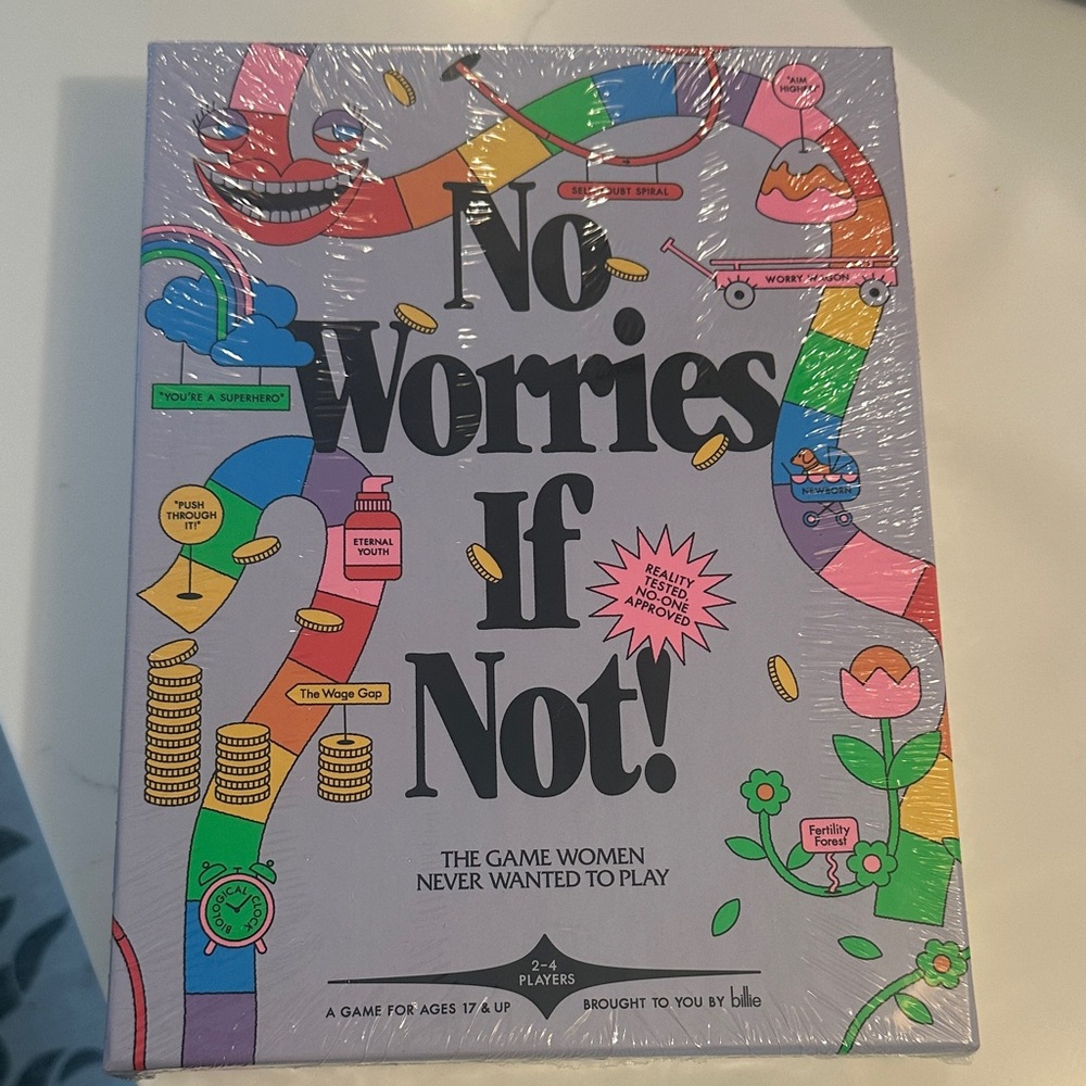 No Worries If Not! Board Game by - Multicolor